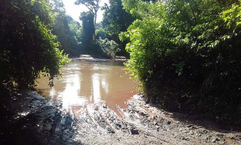 Rivercrossing Nosara-Samara - No crossing Today!